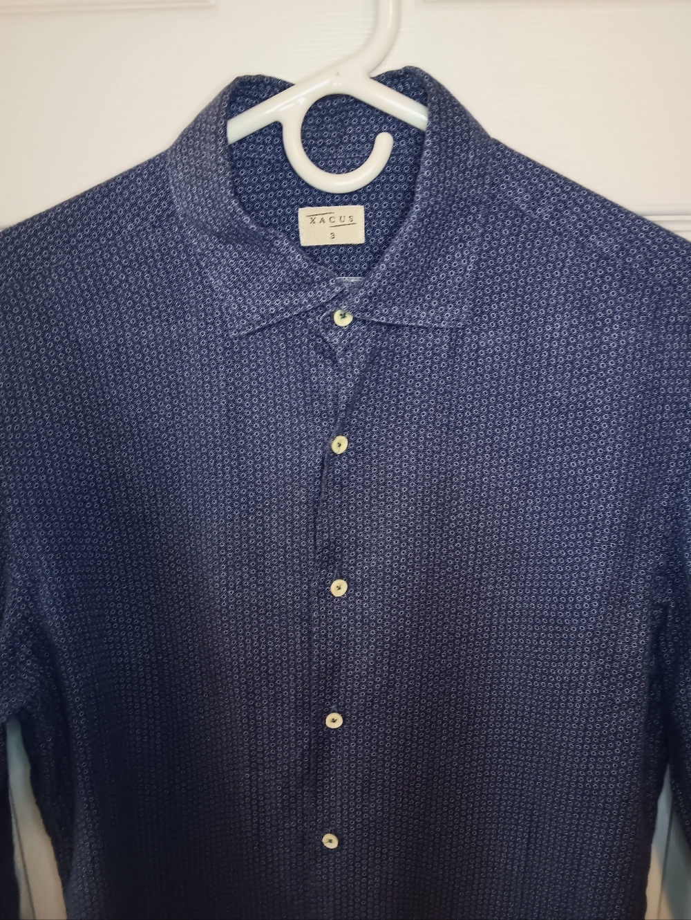 Xacus Long Sleeve Linen Button-Up Shirt - Picture 2 of 9
